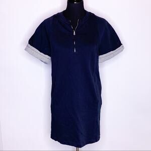 3.1 Phillip Lim black sweatshirt style tunic dress size Extra Small XS